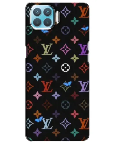Чохол для OPPO A73 з картинкою «Кольорова монограма LV»