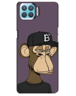 Чохол для OPPO A73 з картинкою «Bored Ape в кепці»