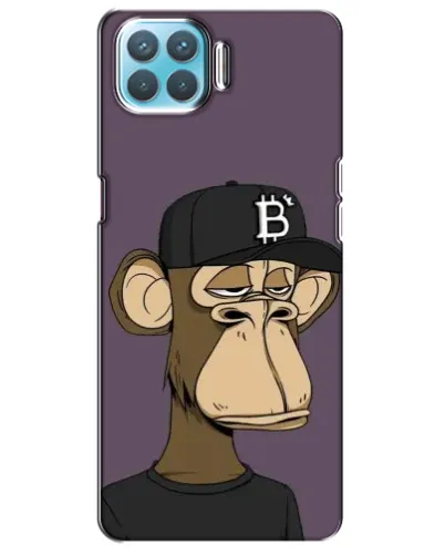 Чохол для OPPO A73 з картинкою «Bored Ape в кепці»