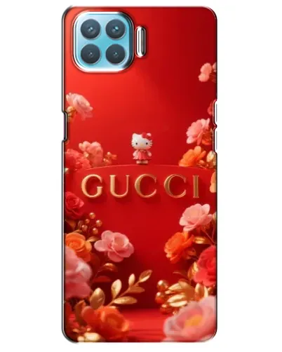 Чехол для OPPO A73 с картинкой «Gucci — золотой сад»