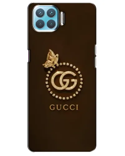 Чехол для OPPO A73 с картинкой «Gucci — золотая бабочка»