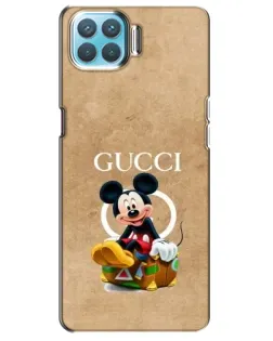 Чехол для OPPO A73 с картинкой «Микки Маус Gucci — крафт»