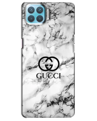 Чехол для OPPO A73 с картинкой «Gucci — мраморный шик»