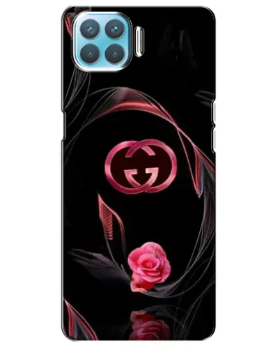 Чехол для OPPO A73 с картинкой «Gucci — неоновая роза»
