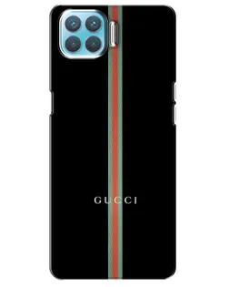 Чехол для OPPO A73 с картинкой «Gucci — строгая линия»