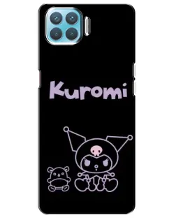 Чехол для OPPO A73 с картинкой «Kuromi — черный минимализм» Чехол для OPPO A73 с картинкой «Kuromi — черный минимализм»