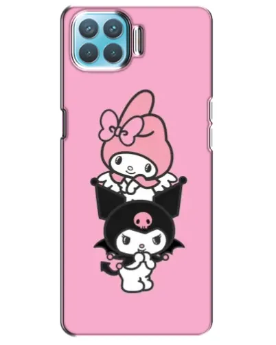 Чехол для OPPO A73 с картинкой «My Melody и Kuromi»