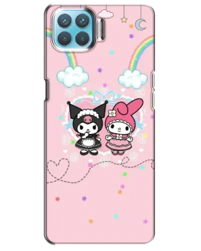Чехол для OPPO A73 с картинкой «My Melody и Kuromi»