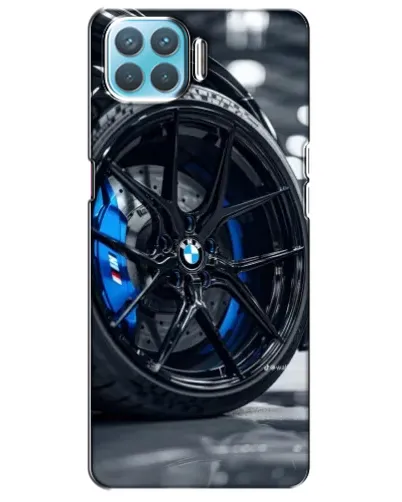 Чехол для OPPO A73 с картинкой «Колесо BMW вблизи»