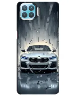 Чехол для OPPO A73 с картинкой «BMW в свете фар»