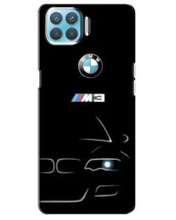 Чехол для OPPO A73 с картинкой «Минималистичный принт BMW M3»