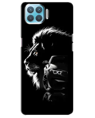 Чехол для OPPO A73 с картинкой «BMW и лев»