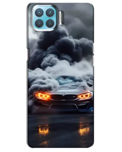 Чехол для OPPO A73 с картинкой «BMW в дыму»