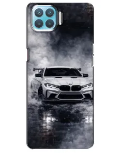 Чехол для OPPO A73 с картинкой «BMW сквозь туман»