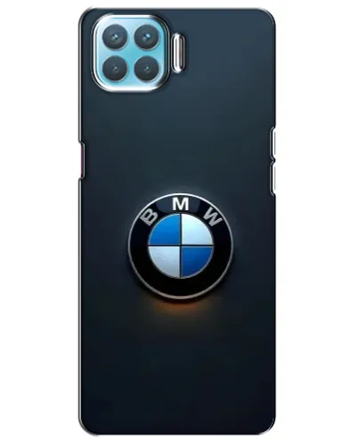 Чехол для OPPO A73 с картинкой «Логотип BMW — минимализм»