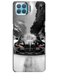Чехол для OPPO A73 с картинкой «BMW — акварельный дрифт»