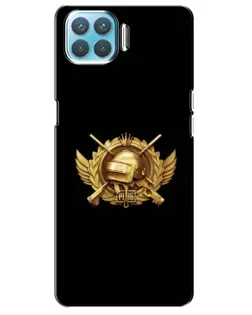 Чохол для OPPO A73 з картинкою «PUBG — помаранчевий градієнт»