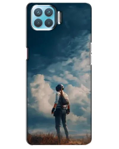 Чохол для OPPO A73 з картинкою «Герой PUBG на скелі»