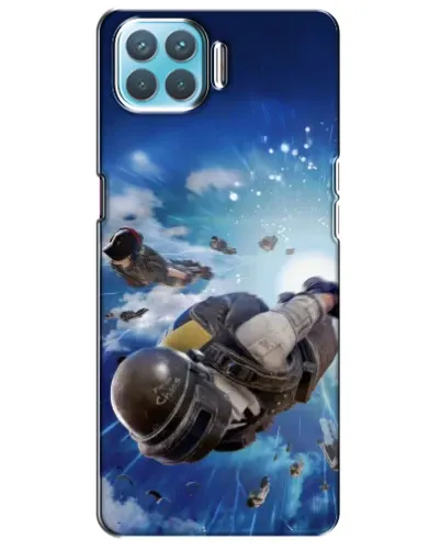 Чохол для OPPO A73 з картинкою «Десант PUBG — стрибок»