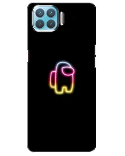 Чохол для OPPO A73 з картинкою «Among Us градієнт»