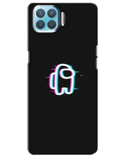 Чохол для OPPO A73 з картинкою «Among Us неон»