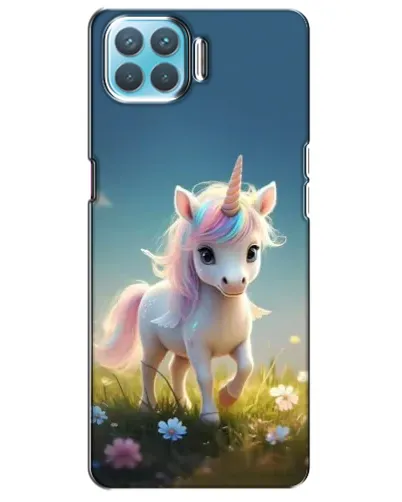 Чохол для OPPO A73 з картинкою «Єдиноріг на галявині»