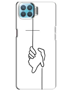 Чехол для OPPO A73 с картинкой «Рука держит» Чехол для OPPO A73 с картинкой «Рука держит»