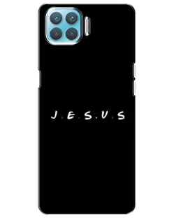 Чехол для OPPO A73 с картинкой «Точки веры J.E.S.U.S.»