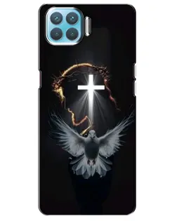 Чехол для OPPO A73 с картинкой «Голубь и Свет»