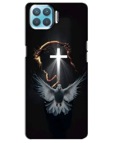 Чехол для OPPO A73 с картинкой «Голубь и Свет»