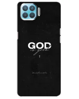 Чехол для OPPO A73 с картинкой «GOD — Бог над всем»