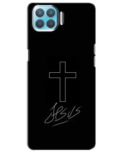 Чехол для OPPO A73 с картинкой «Графический крест Jesus» Чехол для OPPO A73 с картинкой «Графический крест Jesus»