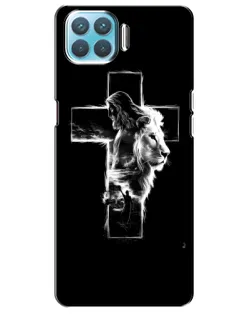 Чохол для OPPO A73 з картинкою «Сяючий хрест Jesus»