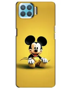 Чехол для OPPO A73 с картинкой «Микки на желтом»