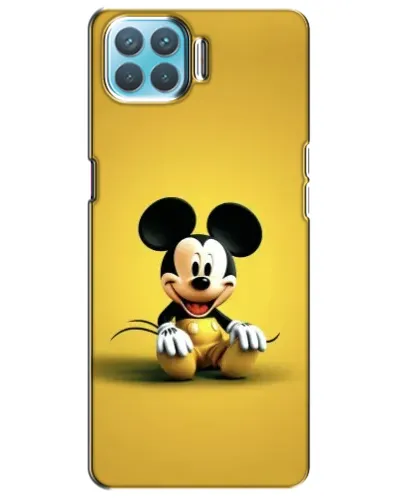 Чехол для OPPO A73 с картинкой «Микки на желтом»