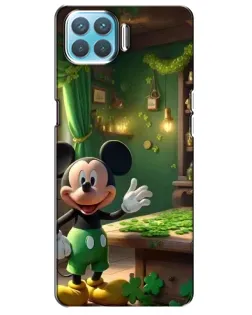 Чехол для OPPO A73 с картинкой «Микки в мастерской»