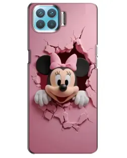 Чехол для OPPO A73 с картинкой «Минни сквозь стену»