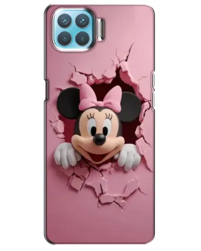 Чехол для OPPO A73 с картинкой «Минни сквозь стену»