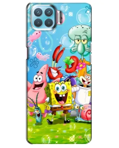 Чехол для OPPO A73 с картинкой «Губка Боб и друзья» Чехол для OPPO A73 с картинкой «Губка Боб и друзья»