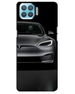 Чохол для OPPO A73 з картинкою «Tesla Model S Look»