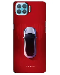Чохол для OPPO A73 з картинкою «Tesla Top View»