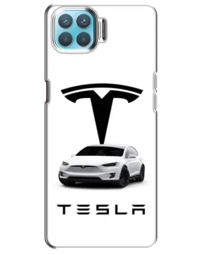 Чохол для OPPO A73 з картинкою «Tesla White Style»