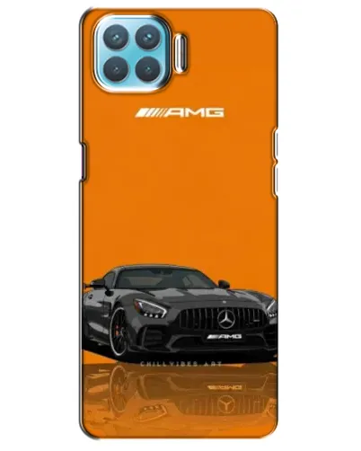 Чохол для OPPO A73 з картинкою «Помаранчевий Mercedes AMG»