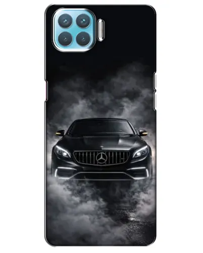 Чохол для OPPO A73 з картинкою «Mercedes у диму»