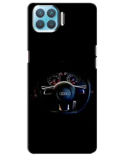 Чохол для OPPO A73 з картинкою «Салон Audi — кермо»