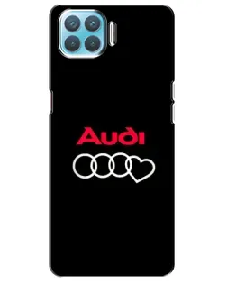 Чохол для OPPO A73 з картинкою «Логотип Audi Heart»