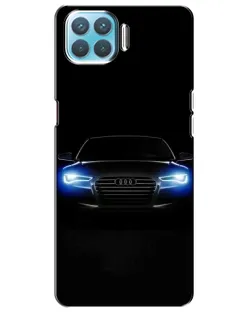 Чохол для OPPO A73 з картинкою «Audi в неоні»