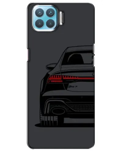 Чохол для OPPO A73 з картинкою «Задня частина Audi — арт»