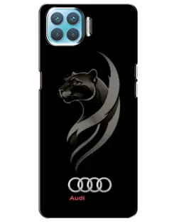Чохол для OPPO A73 з картинкою «Графіка — пантера та Audi»
