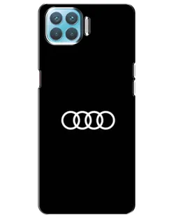Чохол для OPPO A73 з картинкою «Audi White Logo»